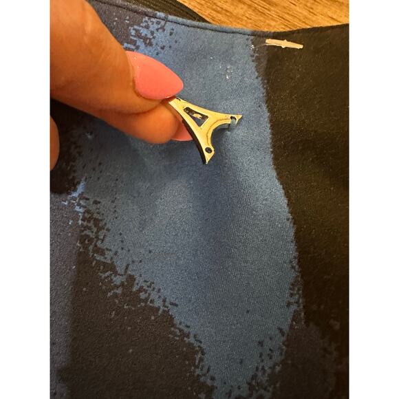 Maniere De Voir Body Print Set Sz 2 Top Sz 4 Bottoms Black Blue Nice Cond! - Picture 12 of 12